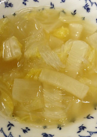 トロトロ白菜の生姜スープ