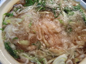 水菜と豚肉で簡単みぞれ鍋
