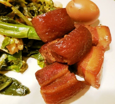 中華風味～圧力鍋で豚ばら肉の角煮の写真