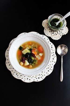 南仏の家庭料理＊スープ・オ・ピストゥの画像