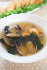 プチっと鍋で簡単トリプル海鮮スープ