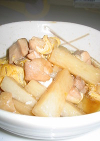 長芋と鶏肉の甘辛煮
