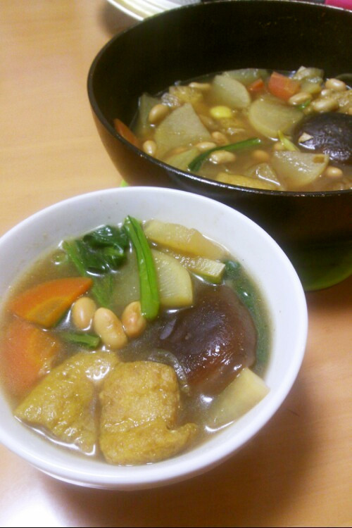 野菜たっぷり和風カレースープ☆の画像