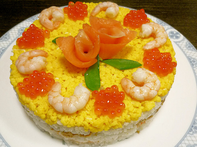 ひな祭りにママの寿司ケーキ レシピ 作り方 By Hannah Uk クックパッド 簡単おいしいみんなのレシピが356万品