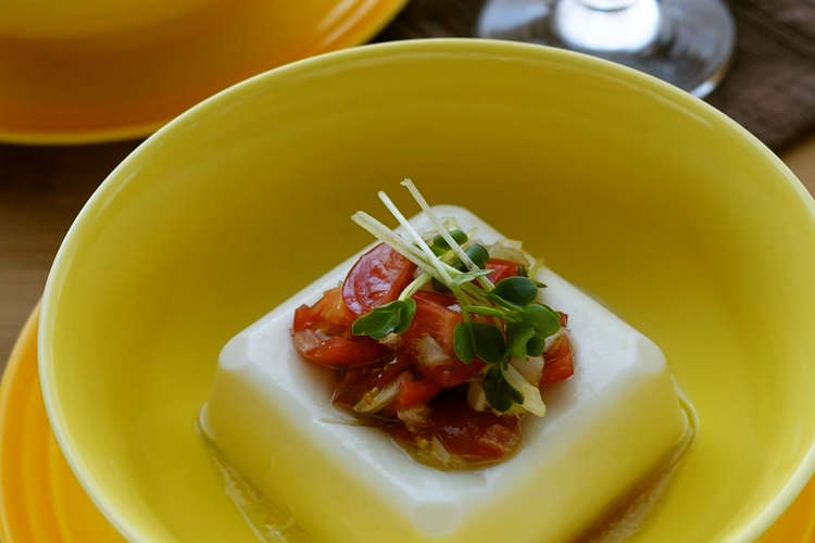 ダイエットにお豆腐のバジルトマトサラダ レシピ 作り方 By さとこぱんたーに クックパッド 簡単おいしいみんなのレシピが360万品
