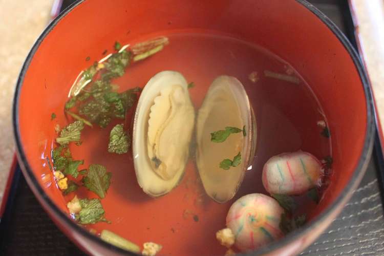 蛤と手まり麩の潮汁 蛤の冷凍保存法 レシピ 作り方 By ごん太はな クックパッド 簡単おいしいみんなのレシピが367万品