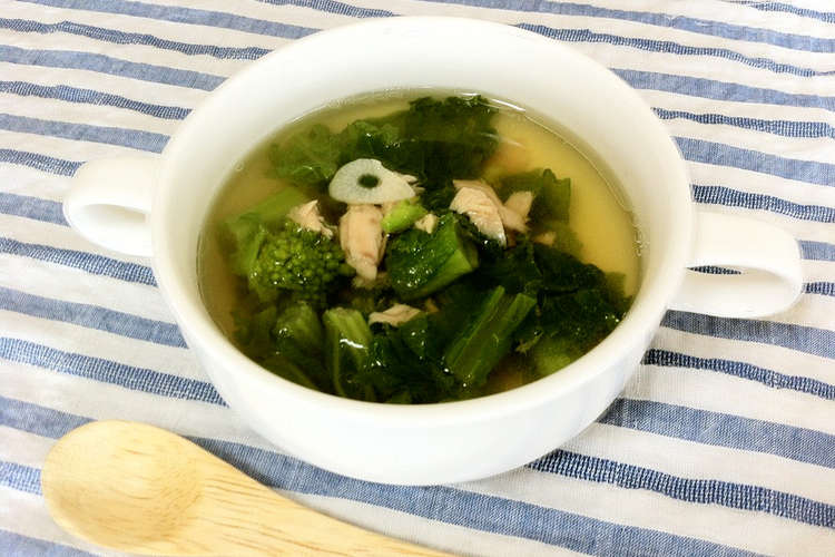 菜の花とシーチキンのスープ レシピ 作り方 By まる母 クックパッド 簡単おいしいみんなのレシピが369万品