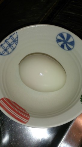 レンジで簡単!ゆで卵!