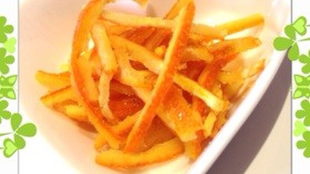 レンジで作るオレンジピール レシピ 作り方 By はまずみゆきこ クックパッド 簡単おいしいみんなのレシピが357万品