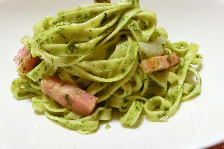 クレソンのジェノベーゼソース風パスタに レシピ 作り方 By ももいろさくら クックパッド