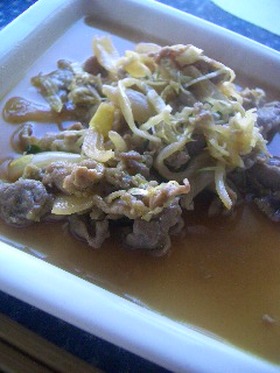 **豚しょうが焼きカレー風味**