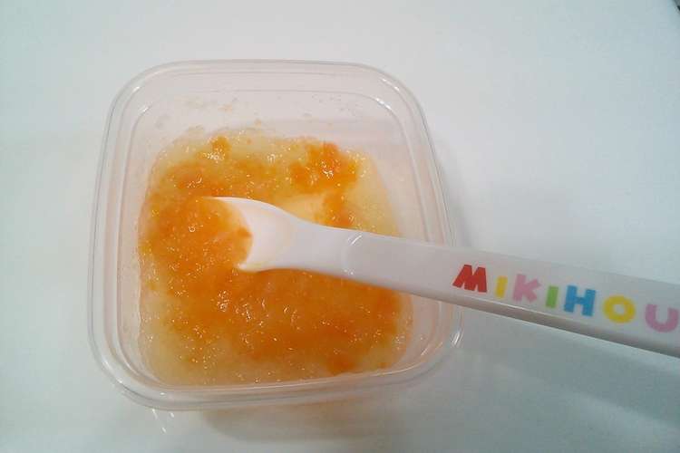 離乳食 中期 りんごと人参のグラッセ風 レシピ 作り方 By かなmammy クックパッド 簡単おいしいみんなのレシピが359万品