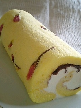 サクラ咲く*ロールケーキ