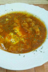 にんにくとトマトのスペイン風スープ