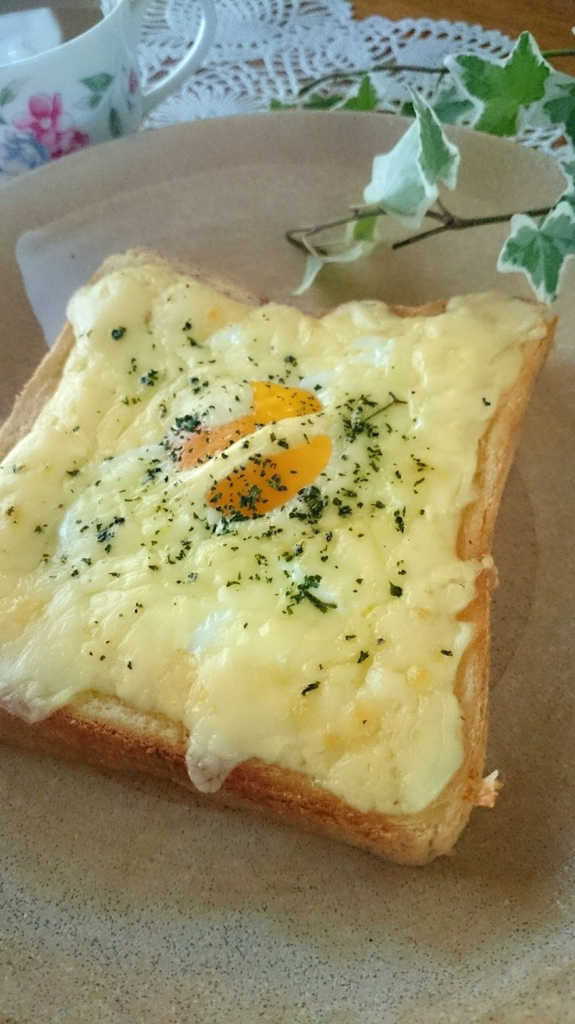簡単朝ごはん☆失敗しないエッグトースト★の画像
