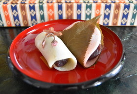 簡単♪ ホットプレートで桜餅(関東風)