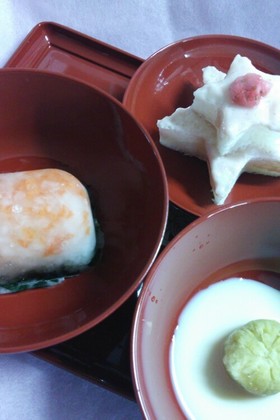★ひな祭りに♪離乳食中期のお膳★