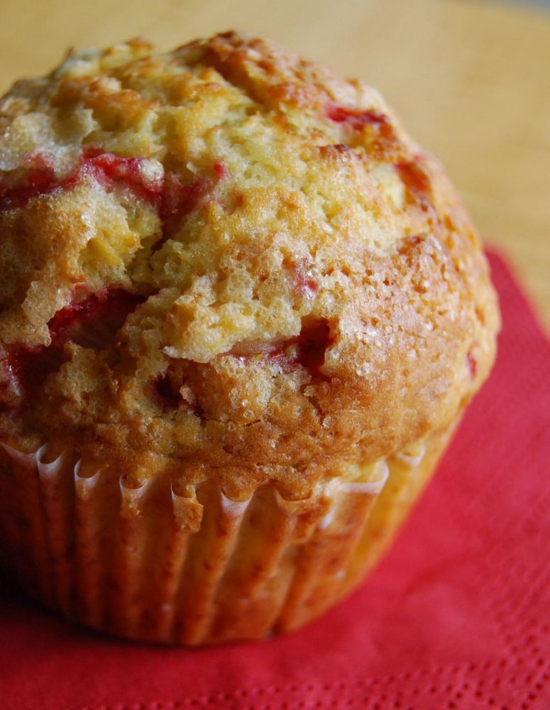 無脂肪ストロベリーバナナマフィンのレシピ