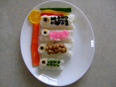 こいのぼり寿司の写真
