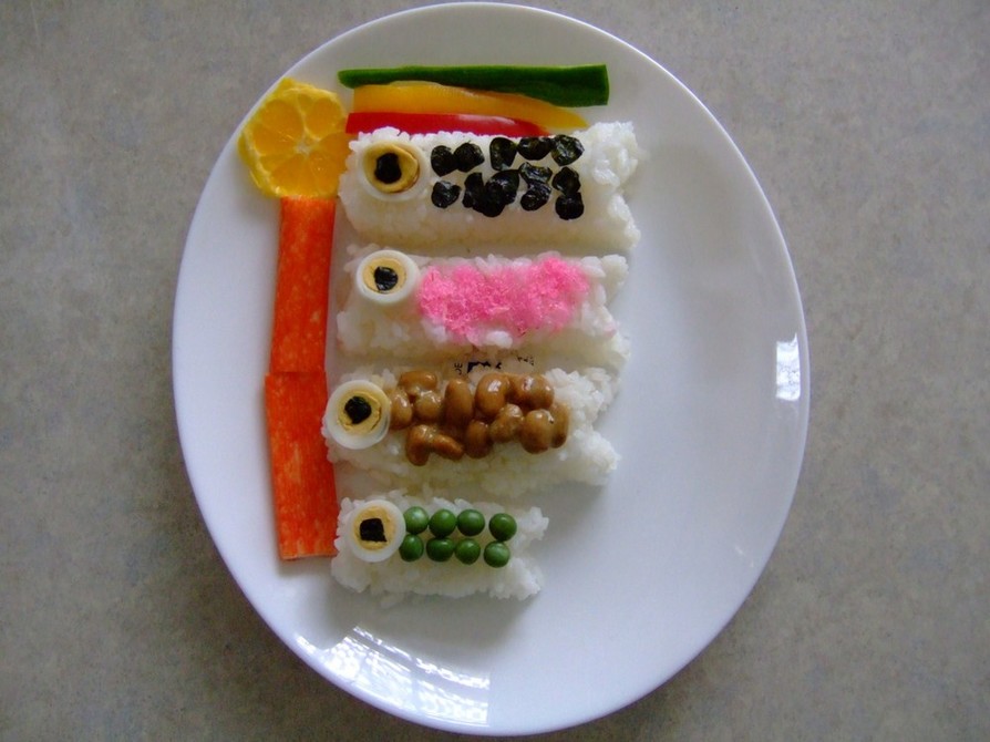 こいのぼり寿司の画像