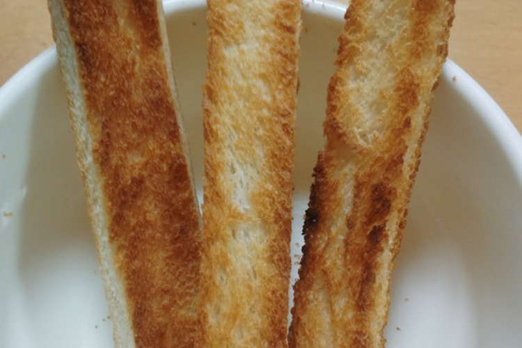 離乳食後期 超簡単 カリカリトースト レシピ 作り方 By まろん もか クックパッド 簡単おいしいみんなのレシピが360万品