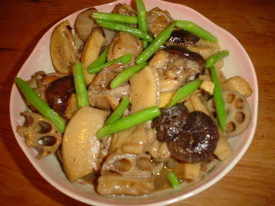 鶏と筍の中華風うま煮の写真