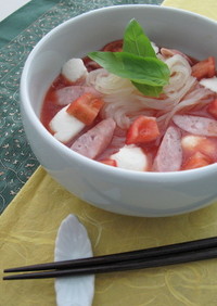冷製トマト冷麺