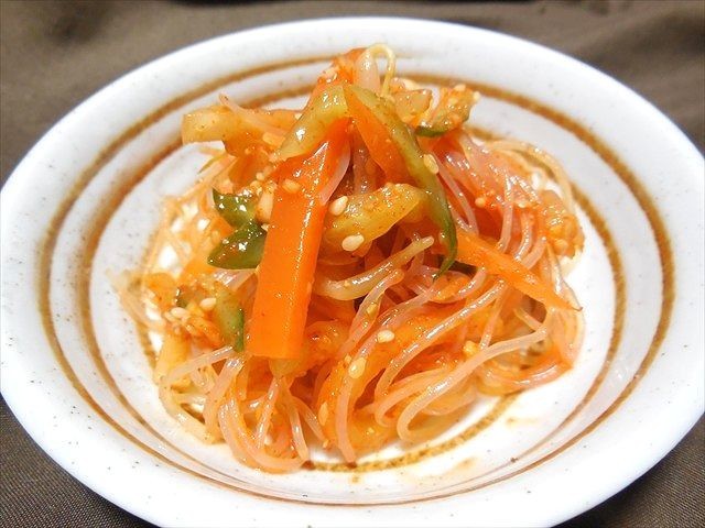 ビビン麺風♪　韓国春雨サラダ　どすぇの画像