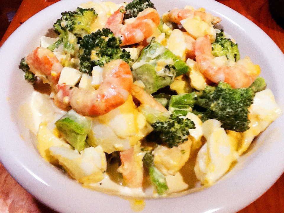 オリジン弁当風 エビ卵ブロッコリーサラダ レシピ 作り方 By Imocooking クックパッド 簡単おいしいみんなのレシピが364万品