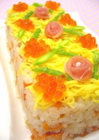 ひな祭りケーキ寿司♪
