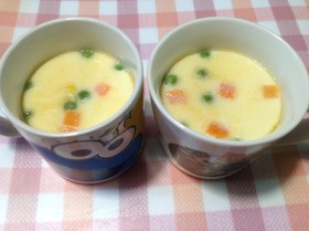 ミックスベジタブルで簡単茶碗蒸し♪
