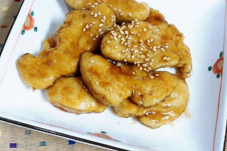 ささみのしっとり照り焼き レシピ 作り方 By けんゆうmam クックパッド 簡単おいしいみんなのレシピが361万品