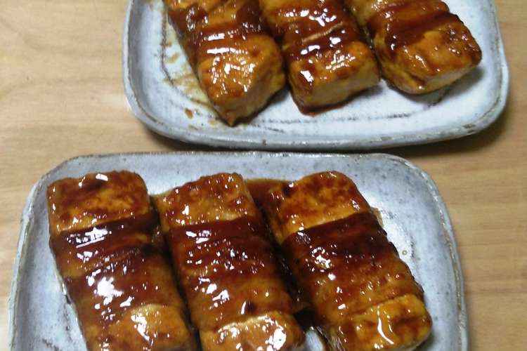肉巻き豆腐ステーキの照り焼き レシピ 作り方 By こぶたぴぐれっと クックパッド 簡単おいしいみんなのレシピが355万品