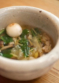 冬野菜とショウガのスープ