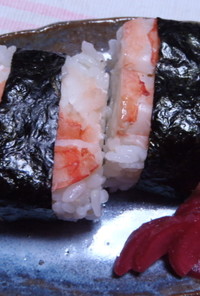 雛祭りに…柚子酢を使った海老の箱寿司
