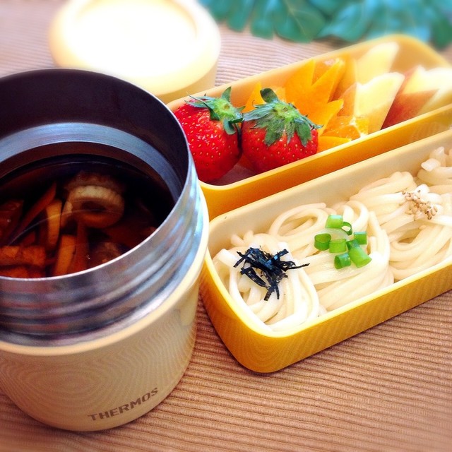 スープジャーで温かい うどんのお弁当 レシピ 作り方 By ふなここ クックパッド 簡単おいしいみんなのレシピが367万品