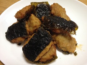 花粉症対策!!モチモチれんこん磯辺揚げ