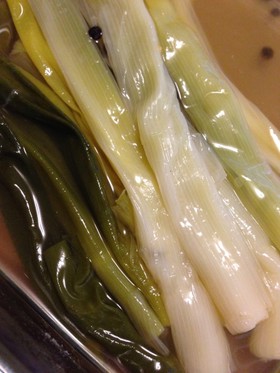 活力なべで大量 岩津ねぎのスープ煮