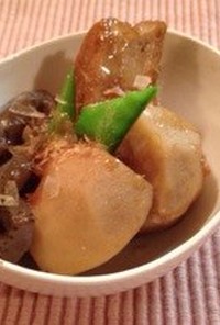 里芋 コンニャクの土佐煮 厚揚げ入り