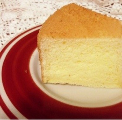 ふわふわ＊バターシフォンケーキの写真