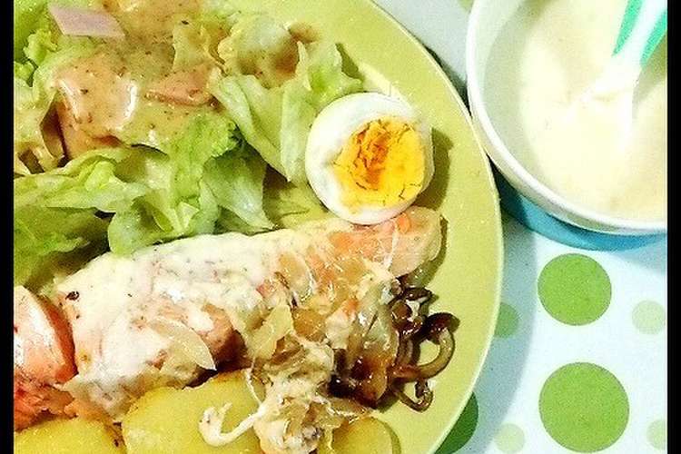 赤ちゃんと一緒 鮭のバター醤油蒸し レシピ 作り方 By 珍獣がぁこ クックパッド 簡単おいしいみんなのレシピが359万品