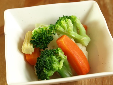 温野菜のサラダの写真