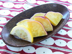 さつま芋のレモン煮