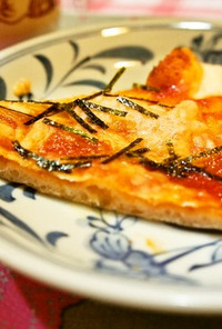 パスタソースde即席ピリッと美味しいピザ