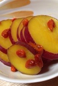 サツマイモのグレープフルーツ煮