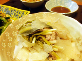 大根と豚肉のミルフィーユ