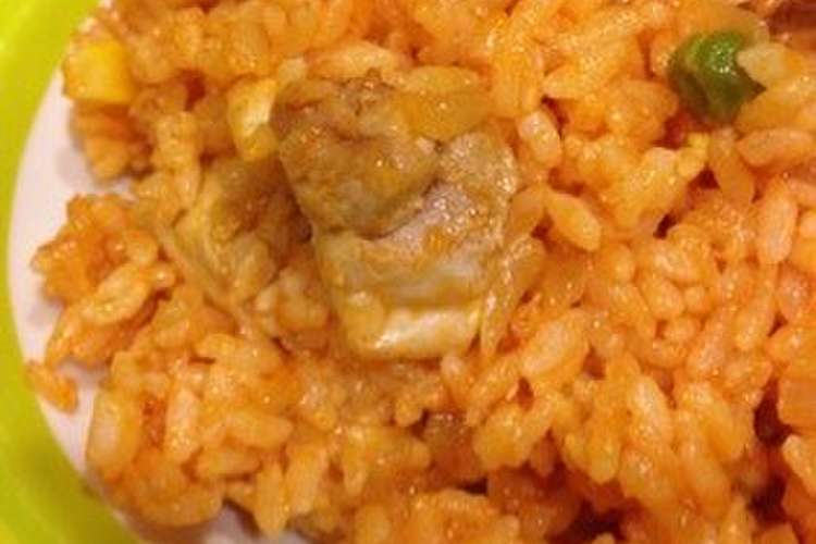 簡単 残り野菜で子供が喜ぶチキンライス レシピ 作り方 By ゆあっち23 クックパッド