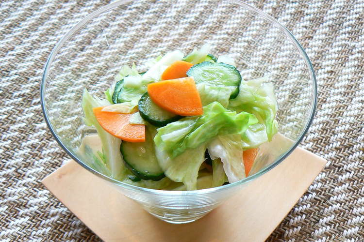野菜の浅漬け レシピ 作り方 By ダイエットプラス クックパッド