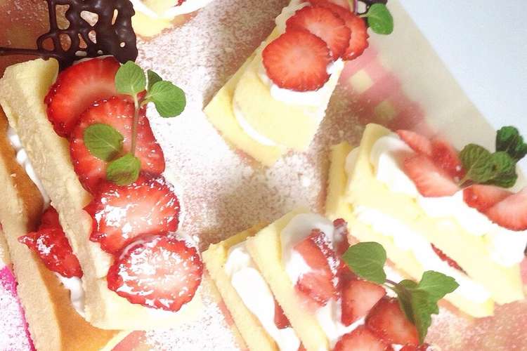 簡単可愛いスティックケーキ レシピ 作り方 By Miku7 クックパッド 簡単おいしいみんなのレシピが350万品