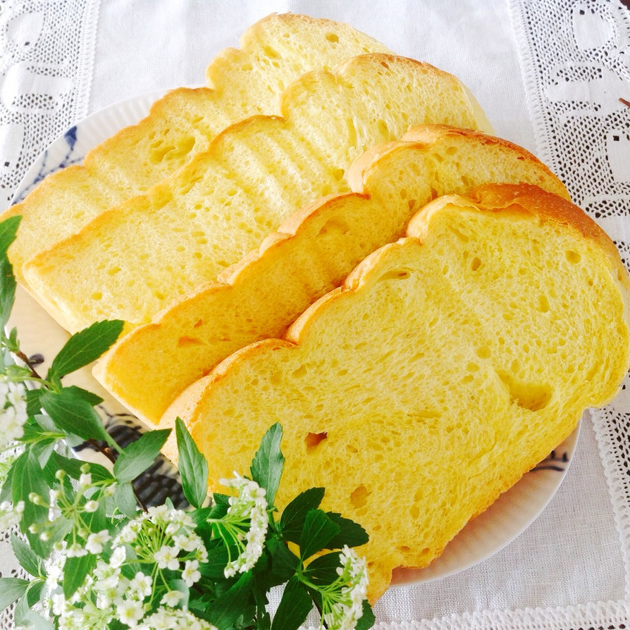HB☆ふんわり蜂蜜♡野菜ジュースの食パンの画像